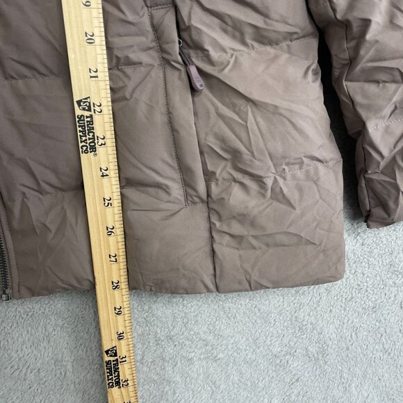 NEW 32 Degrees Heat Womens Puffer Jacket With Hood Large Mauve - Picture 8 of 10